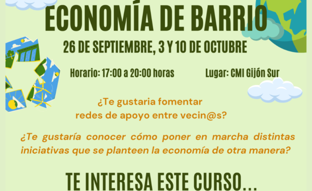 curso para hablar de economía de barrio